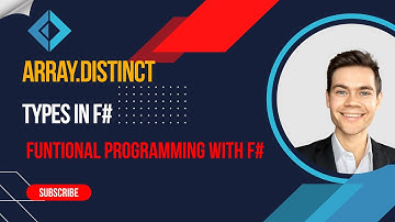 Using the Array.distinct function in F#