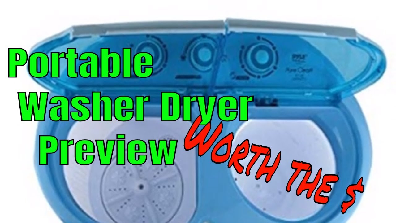 Pyle Portable Washer & Spin Dryer, Mini Washing Machine YouTube