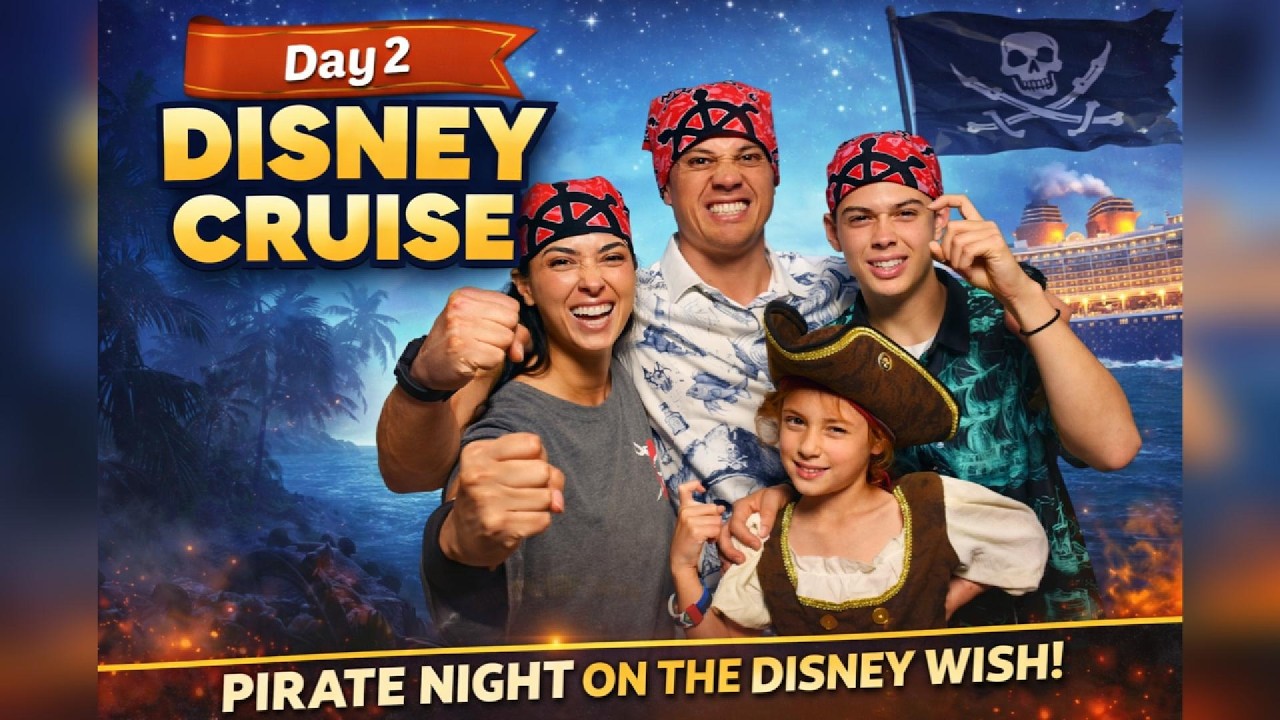 Pirate Night Adventure on the High Seas | Disney Wish Day 2