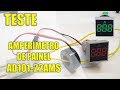 Teste do amperímetro digital de painel AD101-22AMS