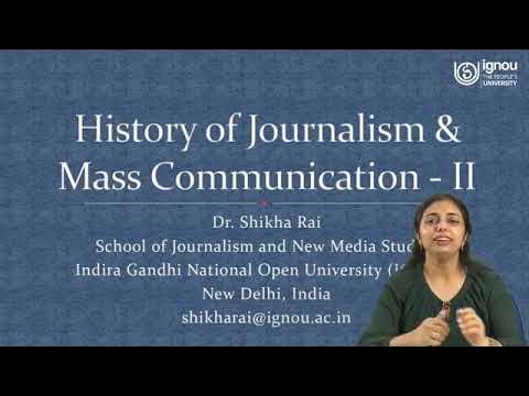 phd in journalism and mass communication from ignou