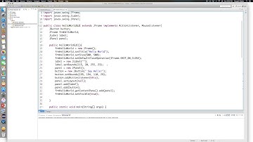Java: GUI - MouseListener