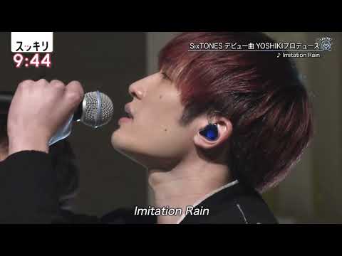 RU 200123 Refreshing SixTONES Imitation Rain 