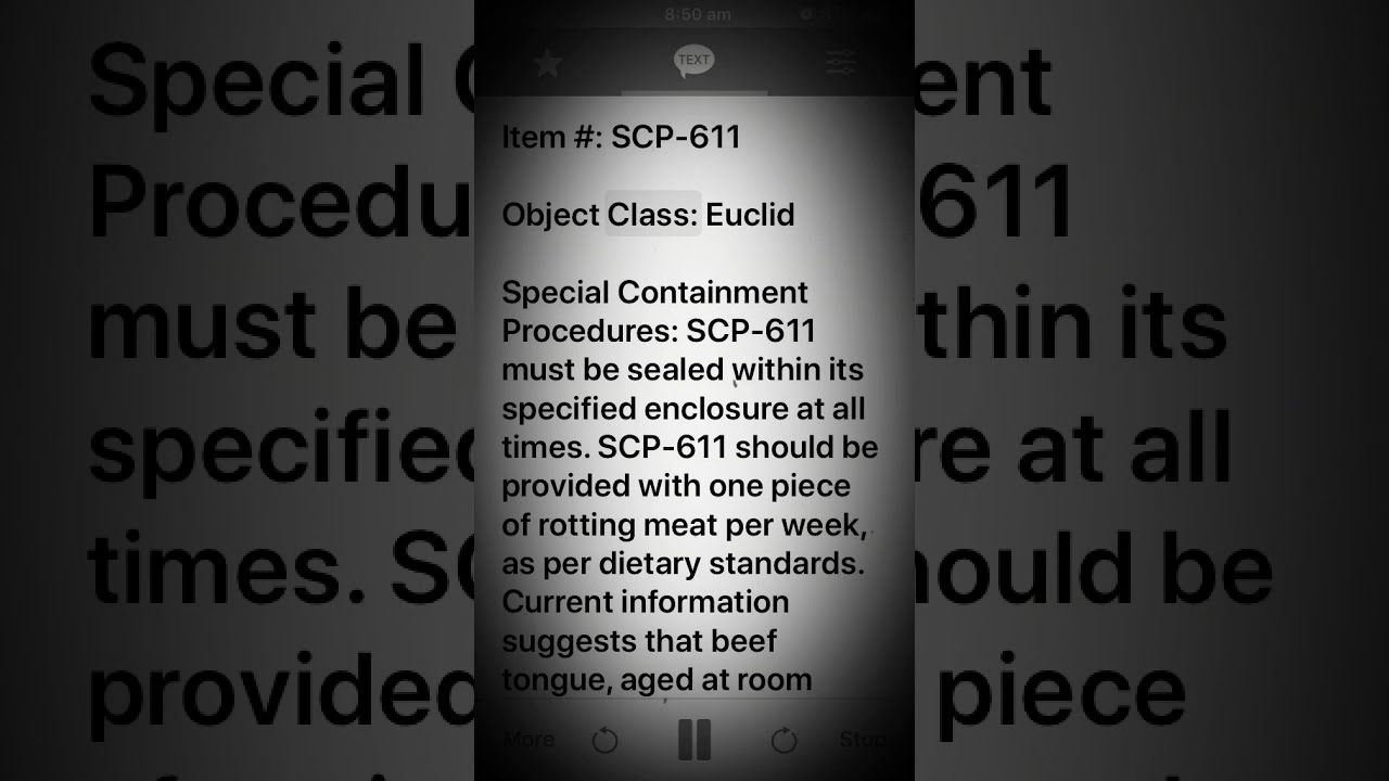 Scp 611 Parasitic Toothpick Youtube