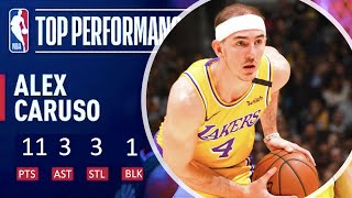 ALEX CARUSO ATTEMPTS TO DETHRONE THE RAPTORS - FULL ALEX CARUSO HIGHLIGHTS | LAKERS VS RAPTORS