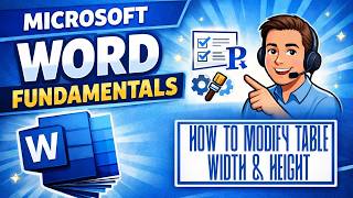 How to Resize a Table in Microsoft Word (Adjust Row Height & Column Width)