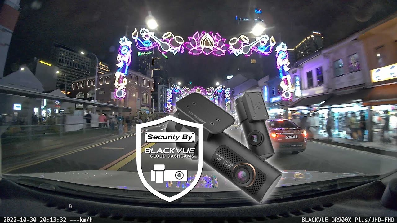 Colourful street  light up 