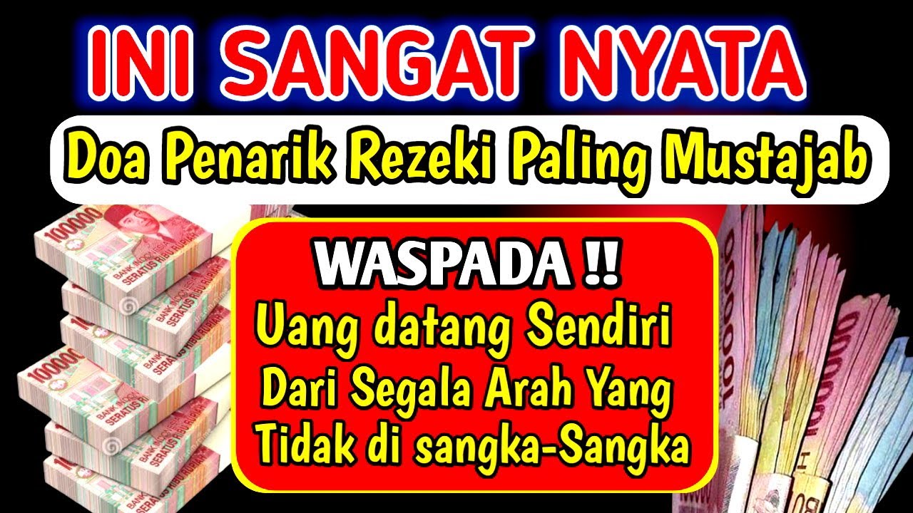 Doa penarik rezeki uang