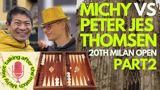 Backgammon, Michy vs Peter Jes Thomsen, Part 2