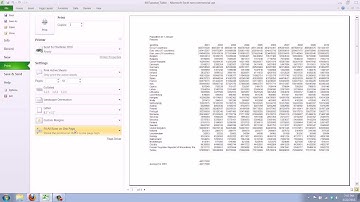 How to Use Scale to Fit Printing Options in Excel 2010