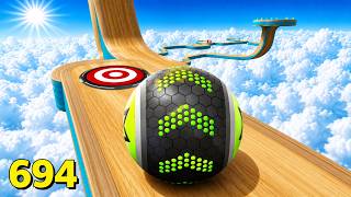 Going Balls, Speedrun, Going Balls Portal Run Gameplay Level 1253