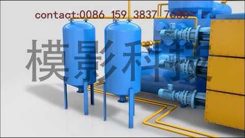 automatic and fully continuous pyrolysis plant 3D VIDEO