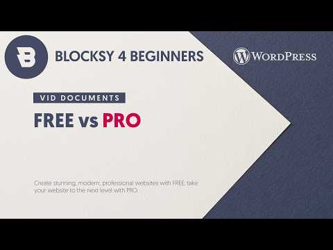 Blocksy Pro or FREE- which one is right for you | Blocksy WordPress Video Docs