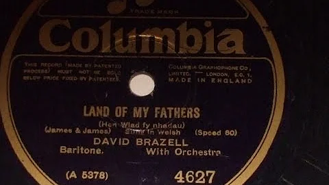 "Land of My Fathers" Sung in Welsh By David Brazel...