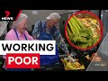 The working poor with full-time jobs struggling to stay afloat | 7 News Australia