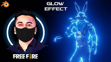 How to make a glow effect in Blender | free fire 3D character glow effect