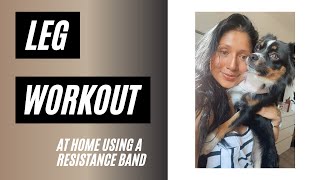 Leg Workout at Home Using Only Resistance Bands