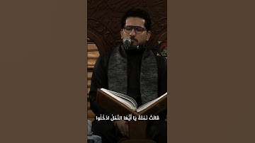 حَتَّىٰ إِذَا أَتَوْا عَلَىٰ وَادِ النَّمْلِ قَالَتْ نَمْلَةٌ - القارئ محمد نزار الربيعي