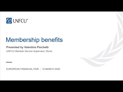 UNFCU membership benefits: European Financial Fair 2022