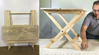 MESA PLEGABLE PARA NIÑOS FÁCIL DE HACER PASO A PASO TUTORIAL DE CARPINTERIA