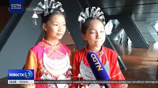 Детский хор из Хайнаня пригласили на экскурсию в штаб-квартиру Медиакорпорации Китая