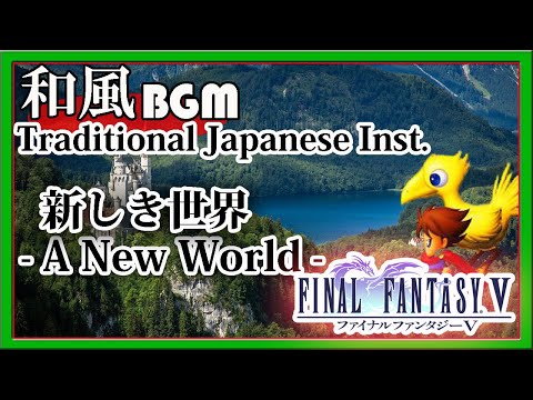 [Final Fantasy V] - A New World - to play Traditional Japanese Instruments(Koto・Shakuhachi)