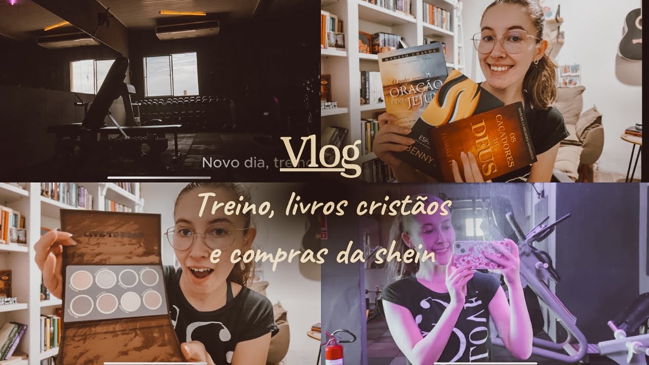 Vlog de rotina | Treinos, comprinhas na Shein e livros cristãos