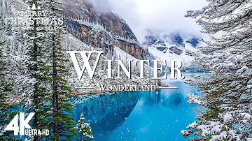 Winter Wonderland In Europe 4K - Scenic Winter Relaxation Video with Top Christmas Songs of All Time