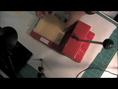 How Do I..Use A Cuttlebug Embossing Folder - YouTube