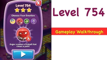 Inside Out Thought Bubbles - Level 754 - Tips and Strategy Gameplay Walkthrough No Boosters