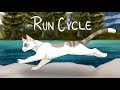 Animation cat run cycle  school project