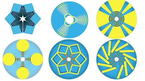 Creating Patterns With InDesign Concentric Circles, Stroke Styles and Blending Modes