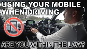 Can you touch your phone while driving if its in a holder?