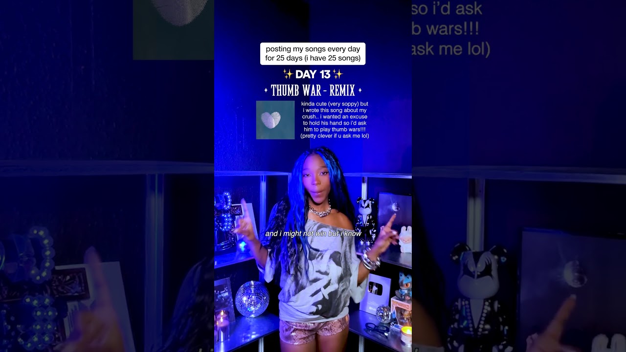 Day 13!!! it’s the remixxx😛💙 #music #shorts #originalsong