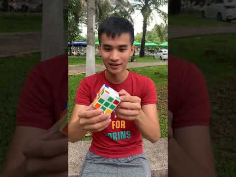 Mẹo Phá Đảo Rubik 3x3 Cực Nhanh Khi 6 Mặt Đều Là Dấu Cộng