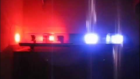 Code3 LP 6000 DIN BLUE Lightbar (Rendőrség Hungary 1995)