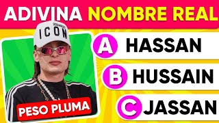 ADIVINA EL NOMBRE DE PESO PLUMA ? Reto Musica #pesopluma