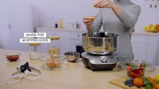 Adler AD 4222 360° rotating mixer with bowl