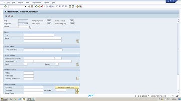 SAP MM|| How to create RFQ(Request For Quotation) In sap mm(material management) (05)|| Learn2Day ||