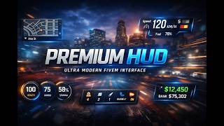 FREE FiveM Script | HUD Premium with Settings Menu