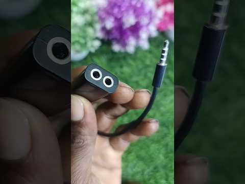 کانکتور دوگانه هندزفری ۳ ۵ میلی متری اتصال شورت اتصال کوتاه ۳ ۵ میلی متری هندزفری