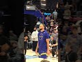 Steph warmin up