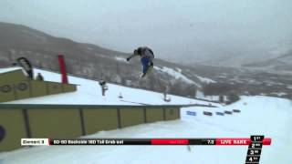 Chas Guldemonds 3rd place run at the Burton US Open 2013 - Slopestyle Finals