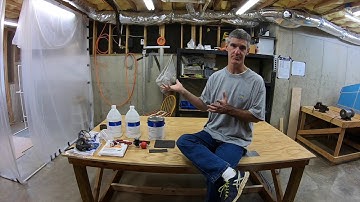 RV-10 Build Log - Primer choice and makeshift paint booth