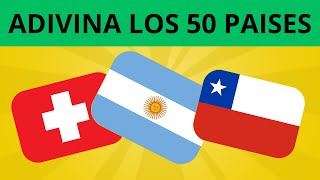 ADIVINA LOS 50 PAISES POR SU NOMBRE