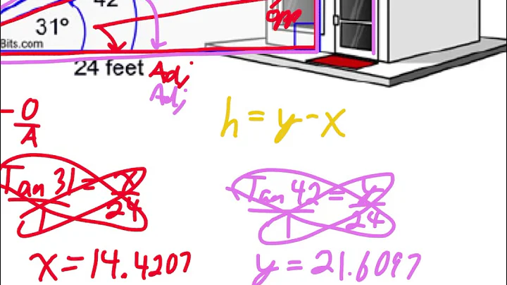 Lesson 40 - Finding missing sides using trig & mul...