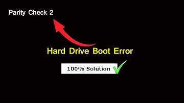 How to Fix || Parity Check 2 error on startup || Solution