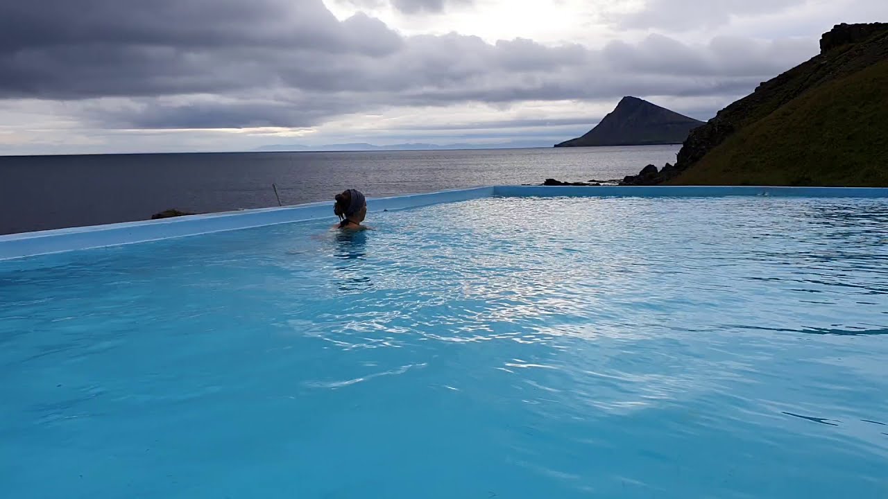Krossneslaug hot spring bathing (August 2020) — Krossnes — video poster