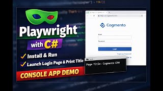 Playwright with C# | Install Playwright & Run First Automation Script using Cogmento CRM Application