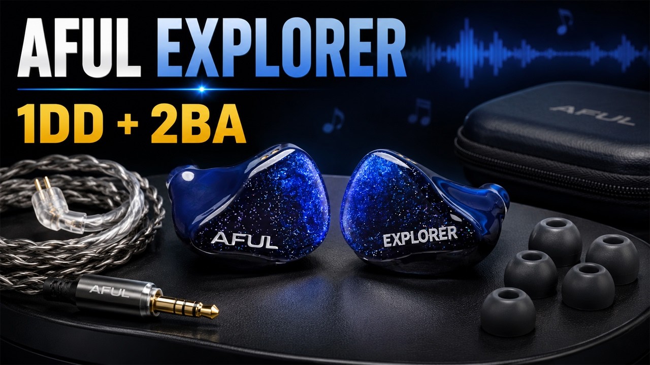 AFUL Explorer IEM | 1DD+2BA HiFi Wired Earphones - YouTube